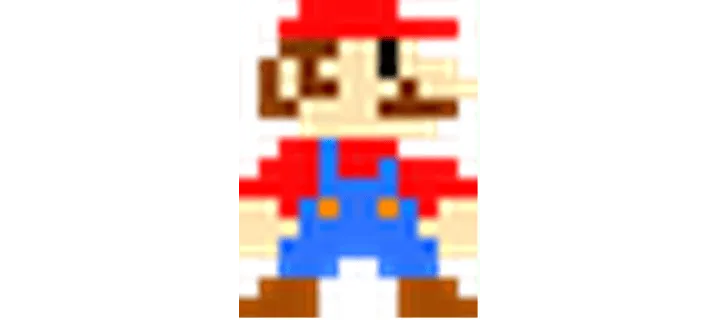 Mario bad pixelation