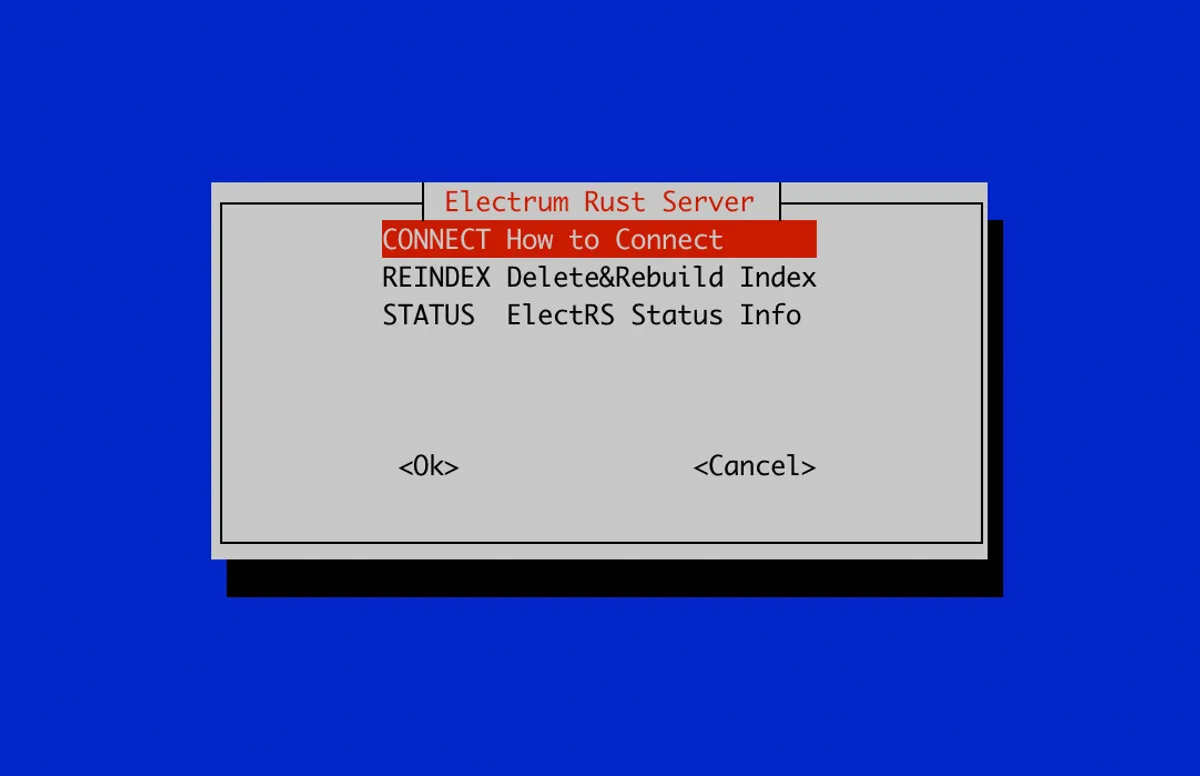 Raspiblitz Electrum Server